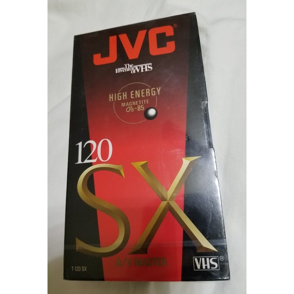 New Sealed JVC High Energy T-120 SX Blank VHS SP 120 min EP 6 Hours